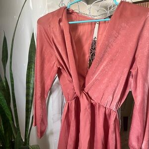 Zara Vibrant Coral Dress